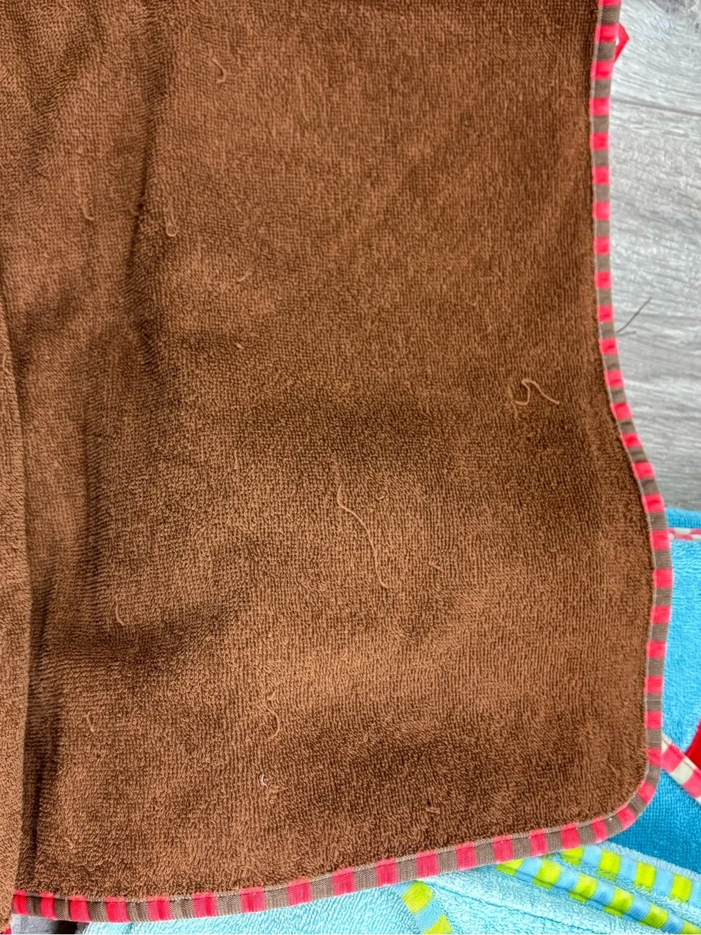(4) Skip Hop Towel Lot Monkey Dog Duck Owl Skip Hop Hooded Towel